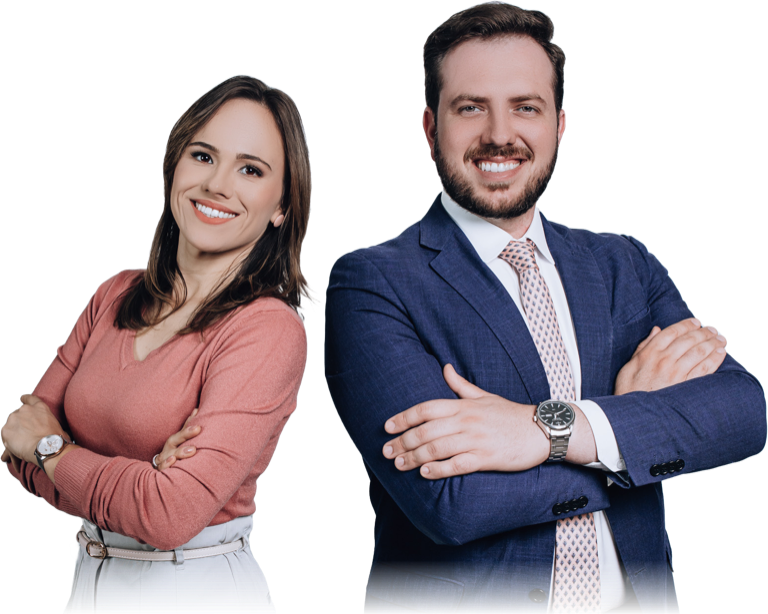Aline de França e Rodrigo Dadão, do Instituto França Barros